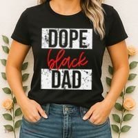 Dope Black Dad Women's T-Shirt thumb 2