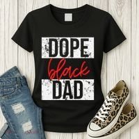 Dope Black Dad Women's T-Shirt thumb 3