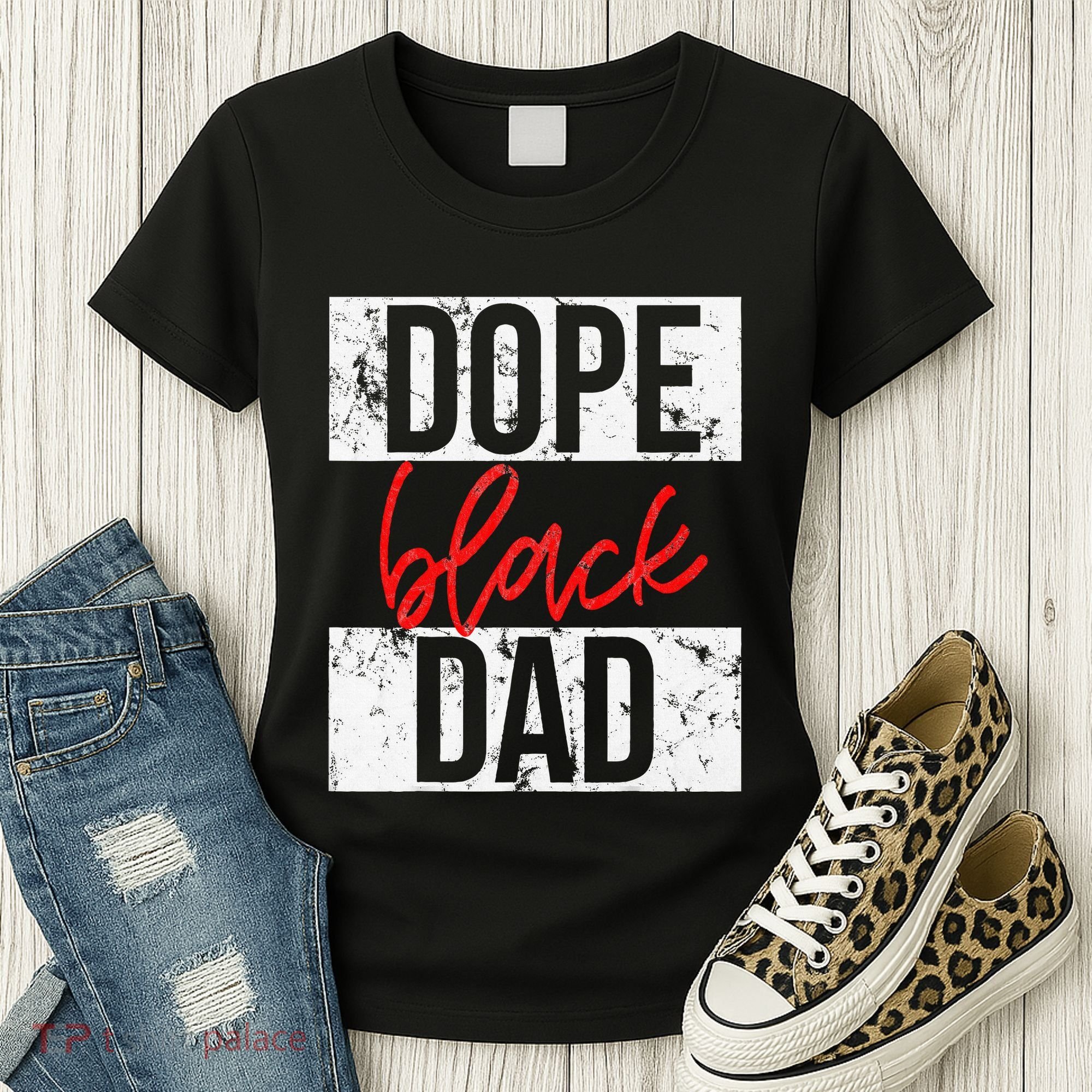 Dope Black Dad Women's T-Shirt