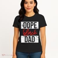 Dope Black Dad Women's T-Shirt thumb 4