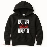 Dope Black Dad Kids Hoodie thumb 0