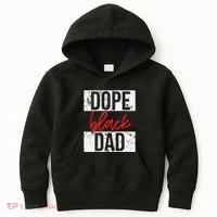 Dope Black Dad Kids Hoodie thumb 0
