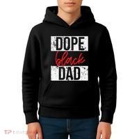 Dope Black Dad Kids Hoodie thumb 4