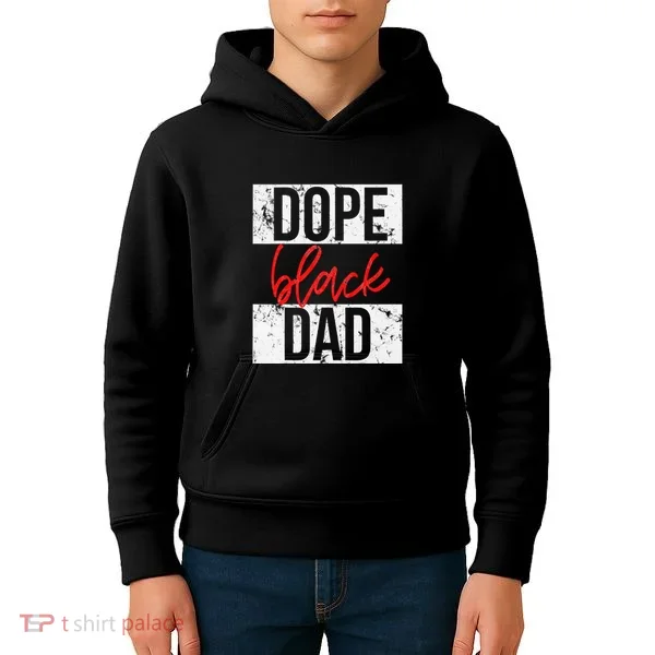 Dope Black Dad Kids Hoodie