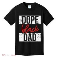 Dope Black Dad Kids T-Shirt thumb 0