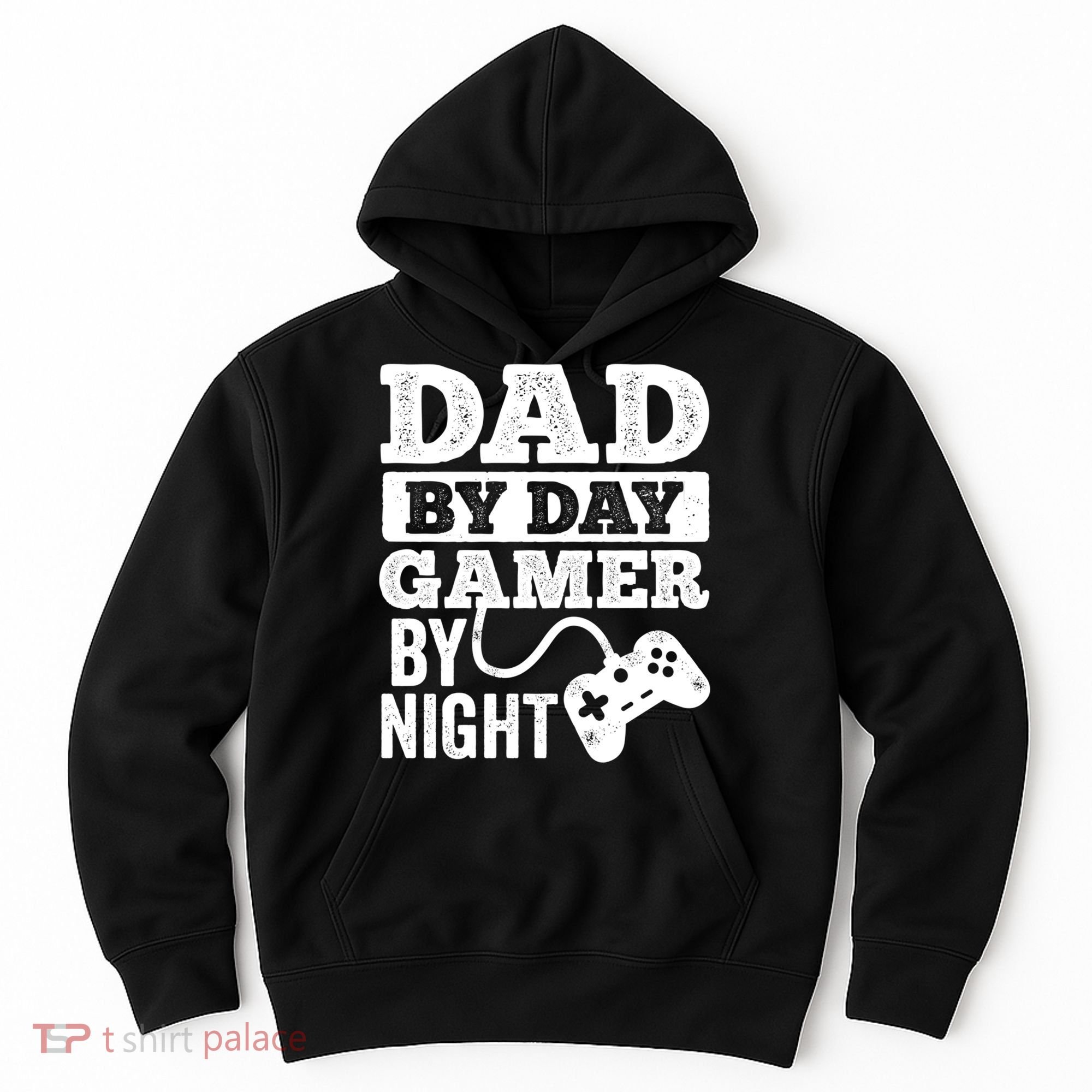 Dad By Day Gamer By Night Video Games Lover Gamer Dad Gift Hoodie