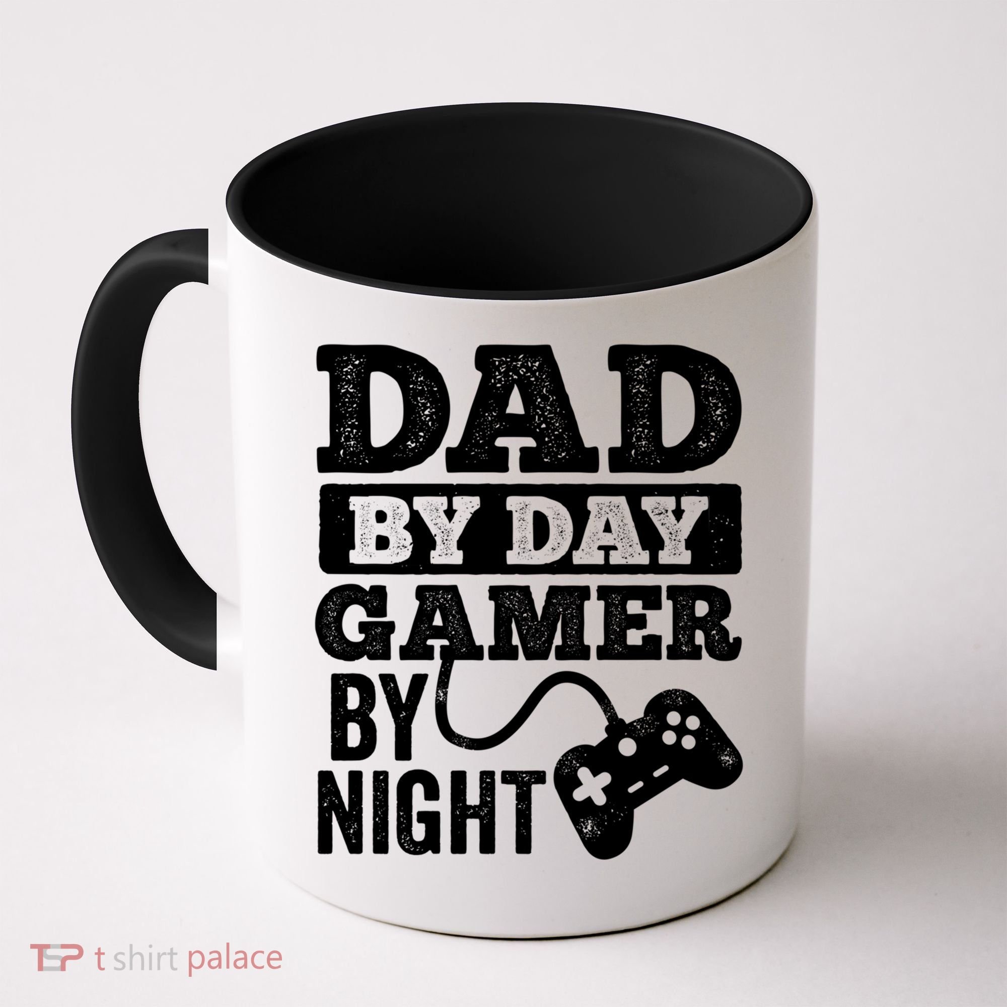 Dad By Day Gamer By Night Video Games Lover Gamer Dad Gift Coffee Mug
