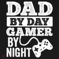 Dad By Day Gamer By Night Video Games Lover Gamer Dad Gift Performance Fleece Hoodie thumb 2
