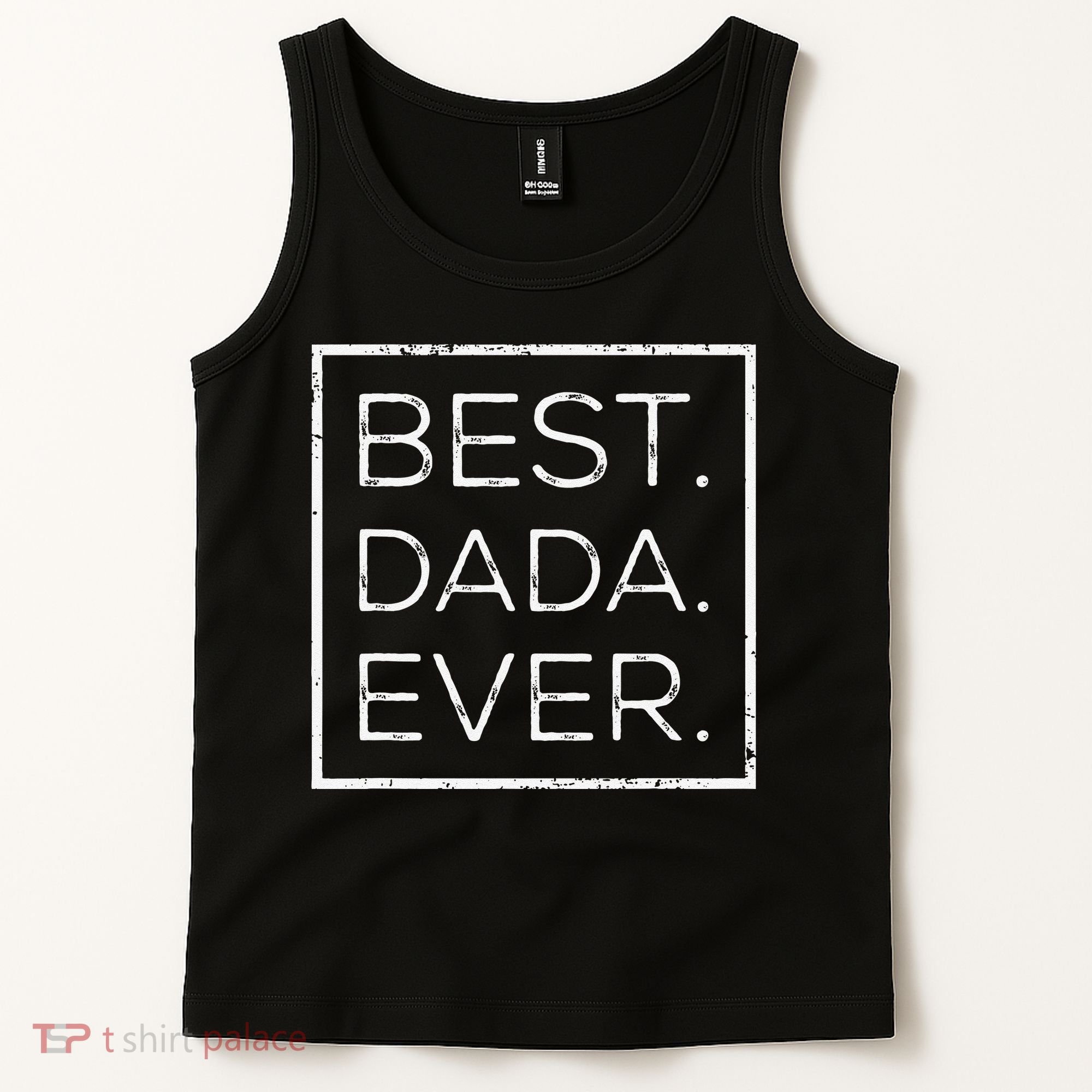 Distressed Best Dada Ever Fathers Day New DAD PAPA DADA Tank Top