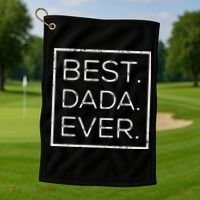 Distressed Best Dada Ever Fathers Day New DAD PAPA DADA Golf Towel thumb 1