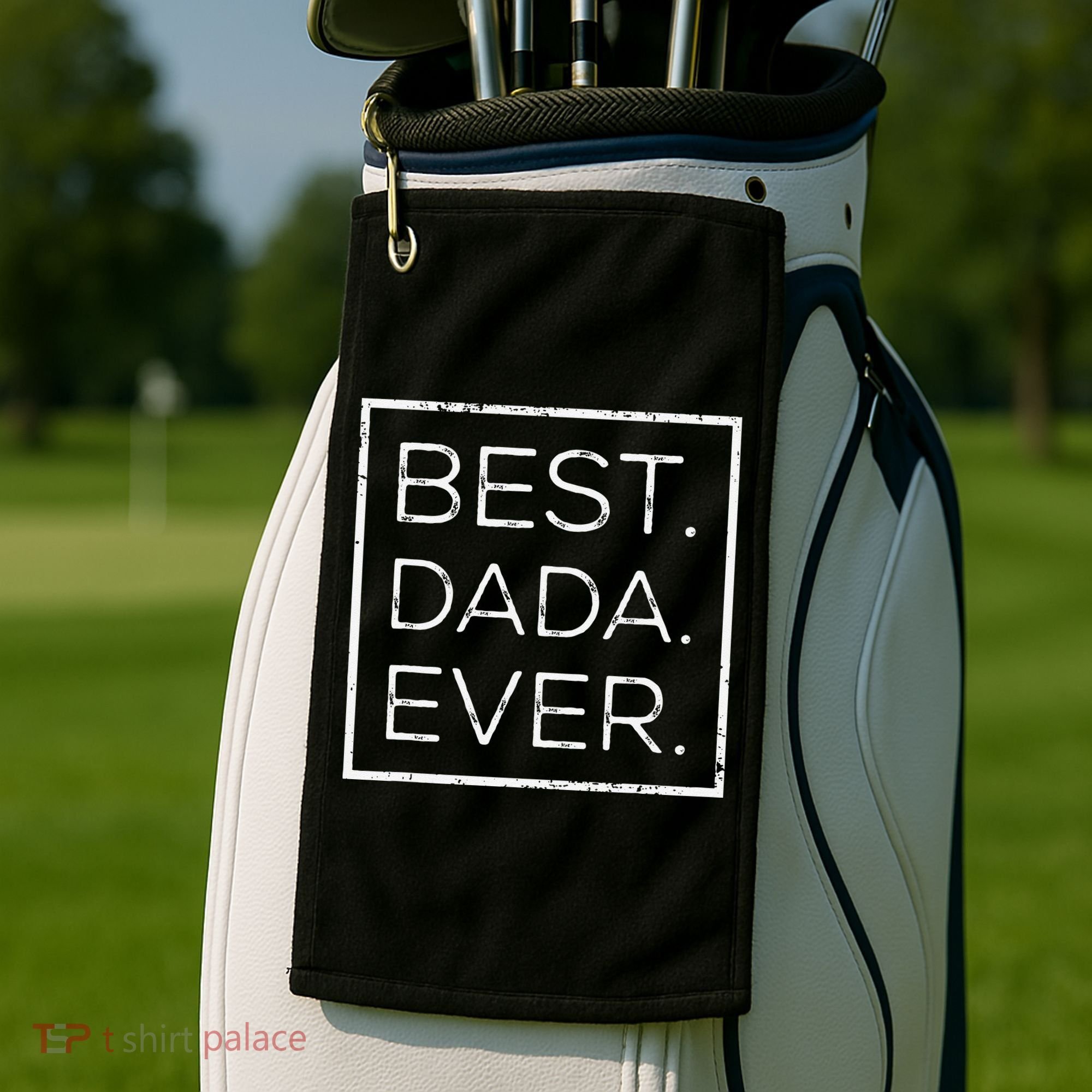 Distressed Best Dada Ever Fathers Day New DAD PAPA DADA Golf Towel