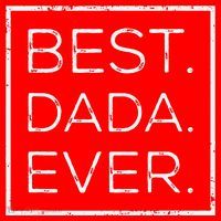 Distressed Best Dada Ever Fathers Day New DAD PAPA DADA Santa Hat thumb 1
