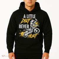 Dirt Bike Dirt Never Hurt Motocross Hoodie thumb 2
