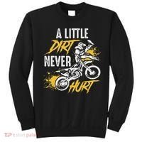 Dirt Bike Dirt Never Hurt Motocross Sweatshirt thumb 0