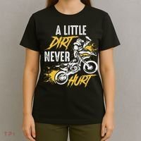 Dirt Bike Dirt Never Hurt Motocross T-Shirt thumb 4