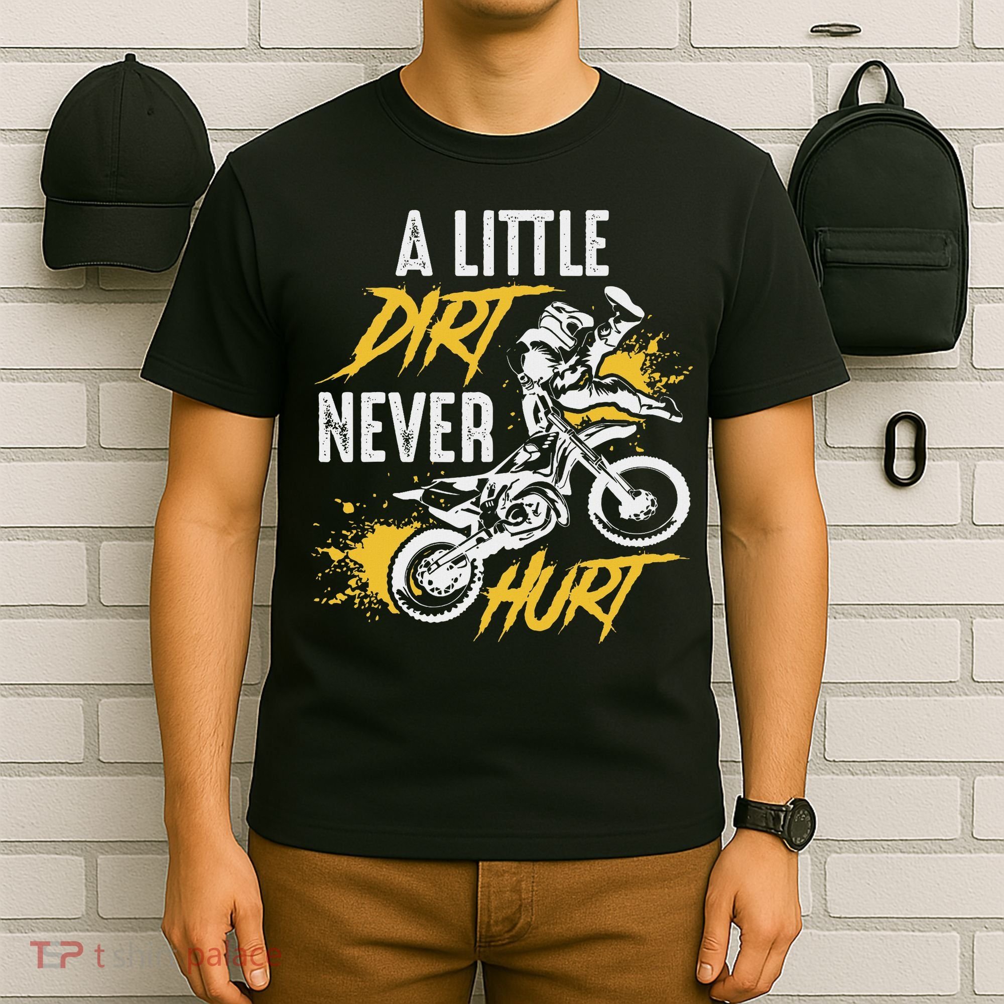 Dirt Bike Dirt Never Hurt Motocross T-Shirt