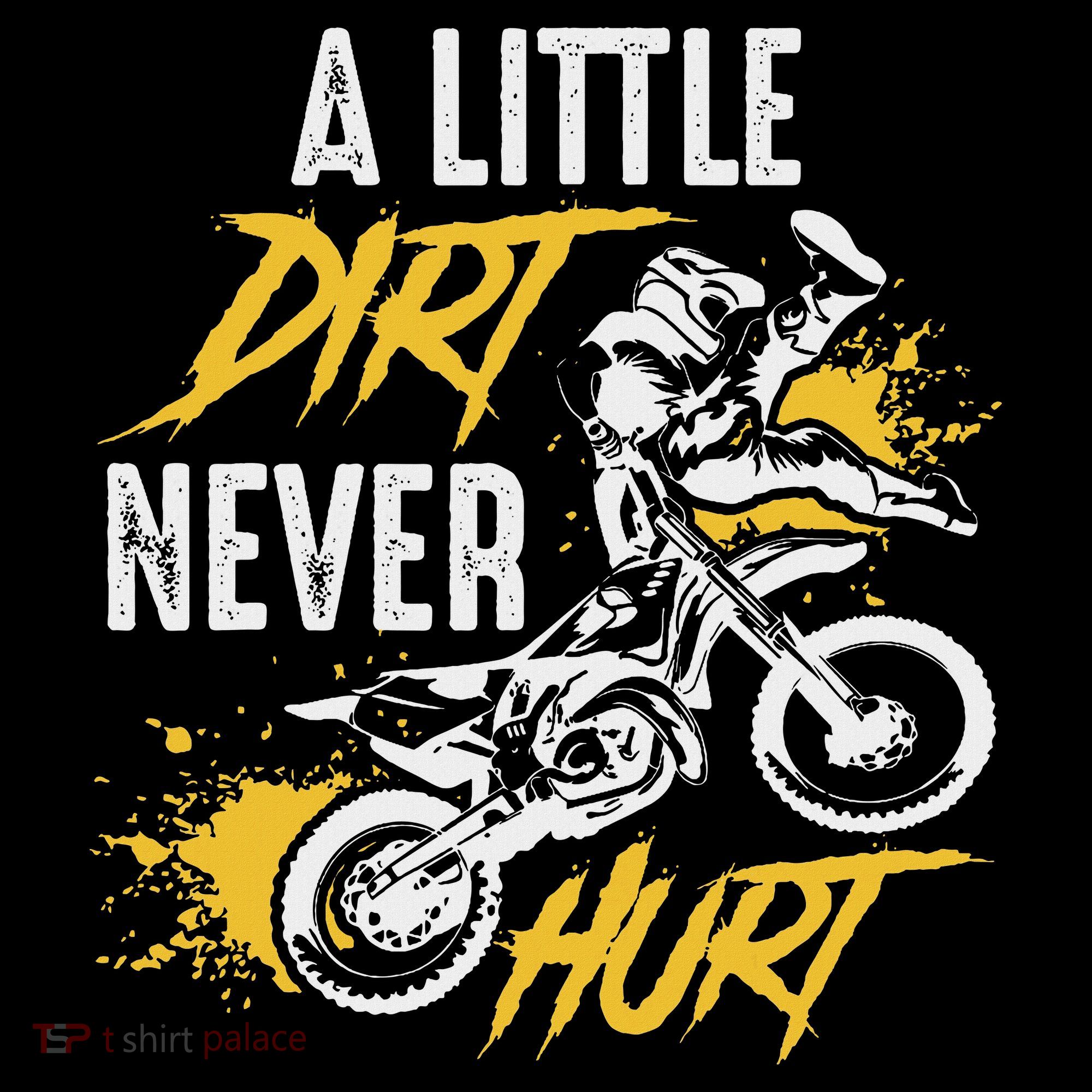 Dirt Bike Dirt Never Hurt Motocross Women's Hoodie