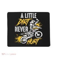 Dirt Bike Dirt Never Hurt Motocross Mousepad thumb 0