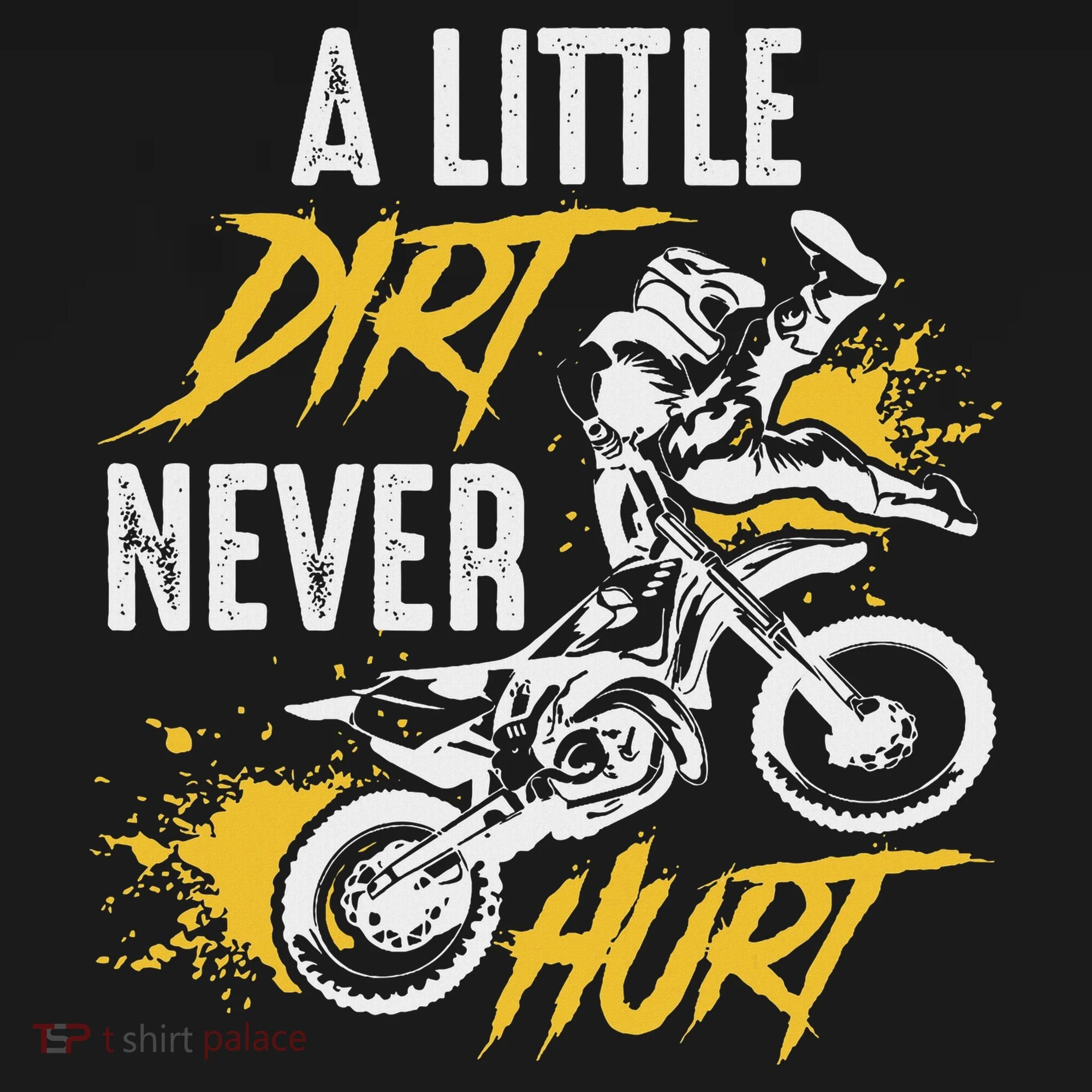 Dirt Bike Dirt Never Hurt Motocross Ornament