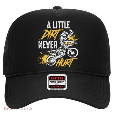 Dirt Bike Dirt Never Hurt Motocross Hat