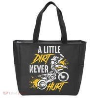 Dirt Bike Dirt Never Hurt Motocross Tote Bag thumb 0