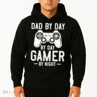 Dad By Day By Day Gamer By Night Gift Hoodie thumb 2