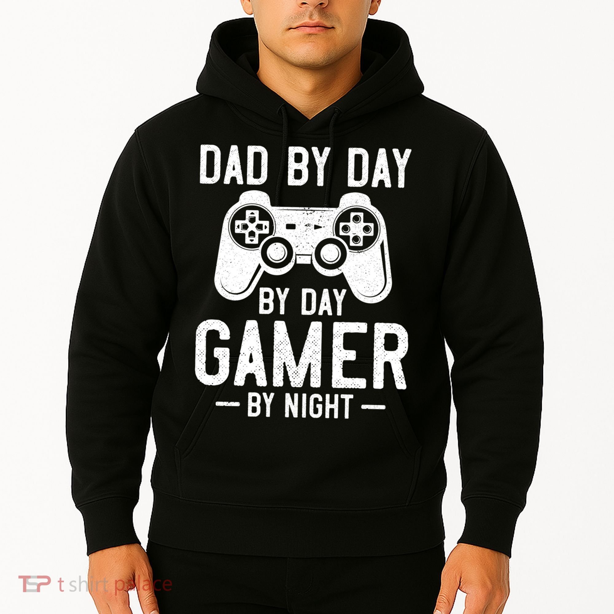 Dad By Day By Day Gamer By Night Gift Hoodie