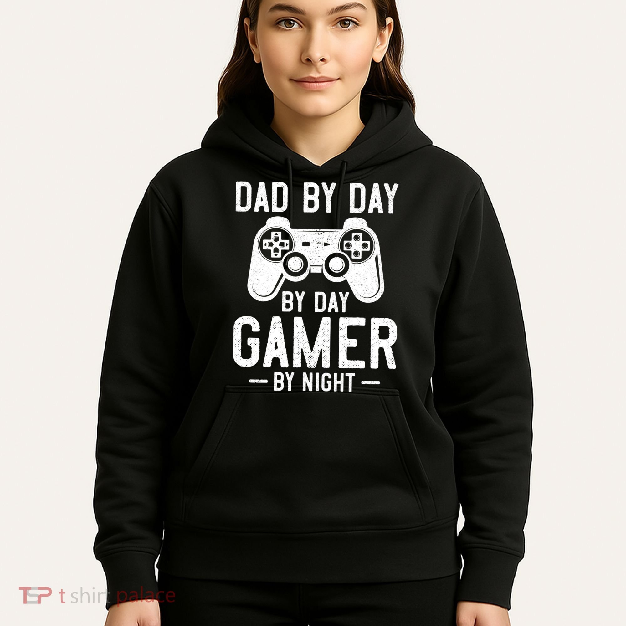 Dad By Day By Day Gamer By Night Gift Hoodie