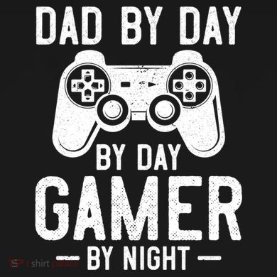 Dad By Day By Day Gamer By Night Gift Tall Hoodie