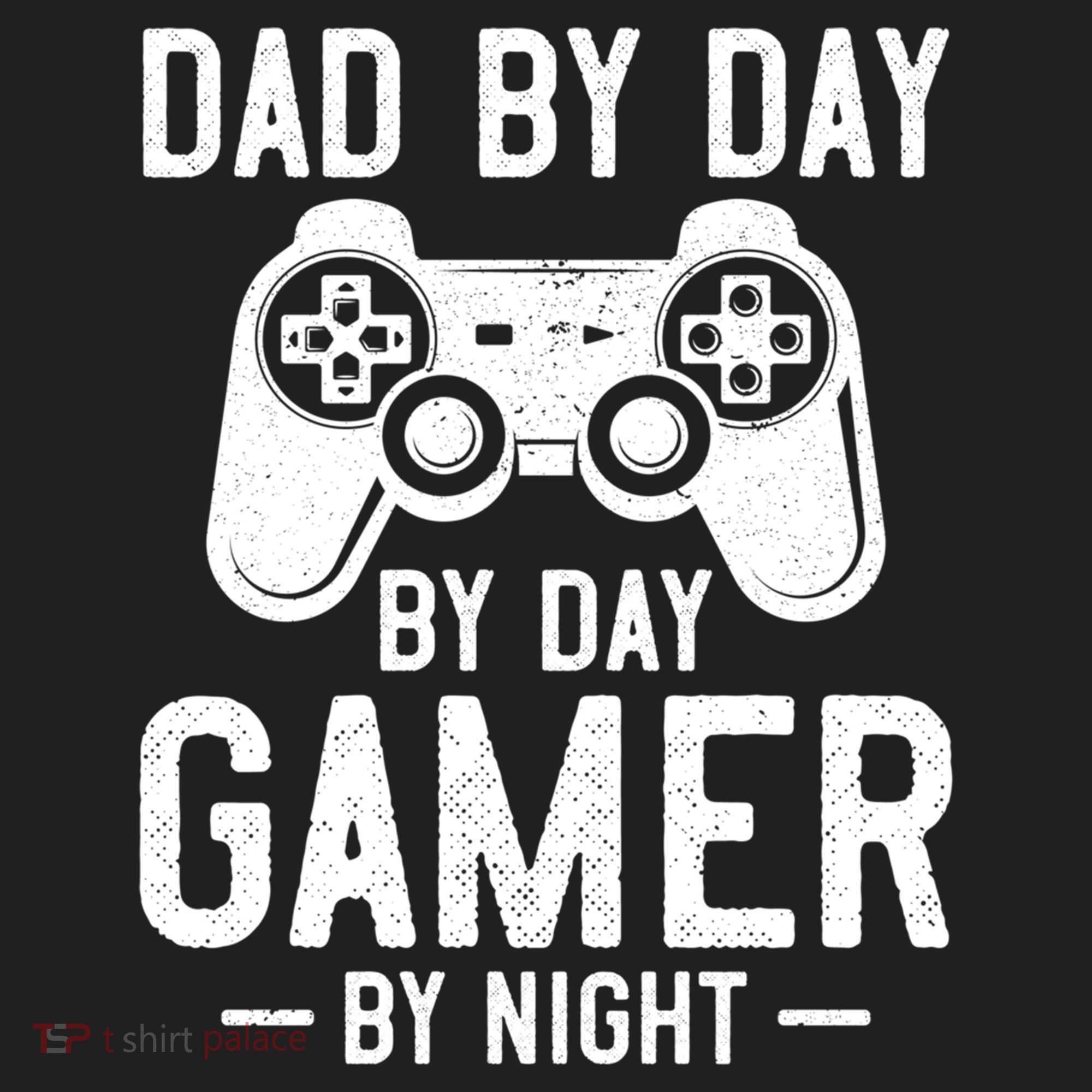 Dad By Day By Day Gamer By Night Gift Golf Towel