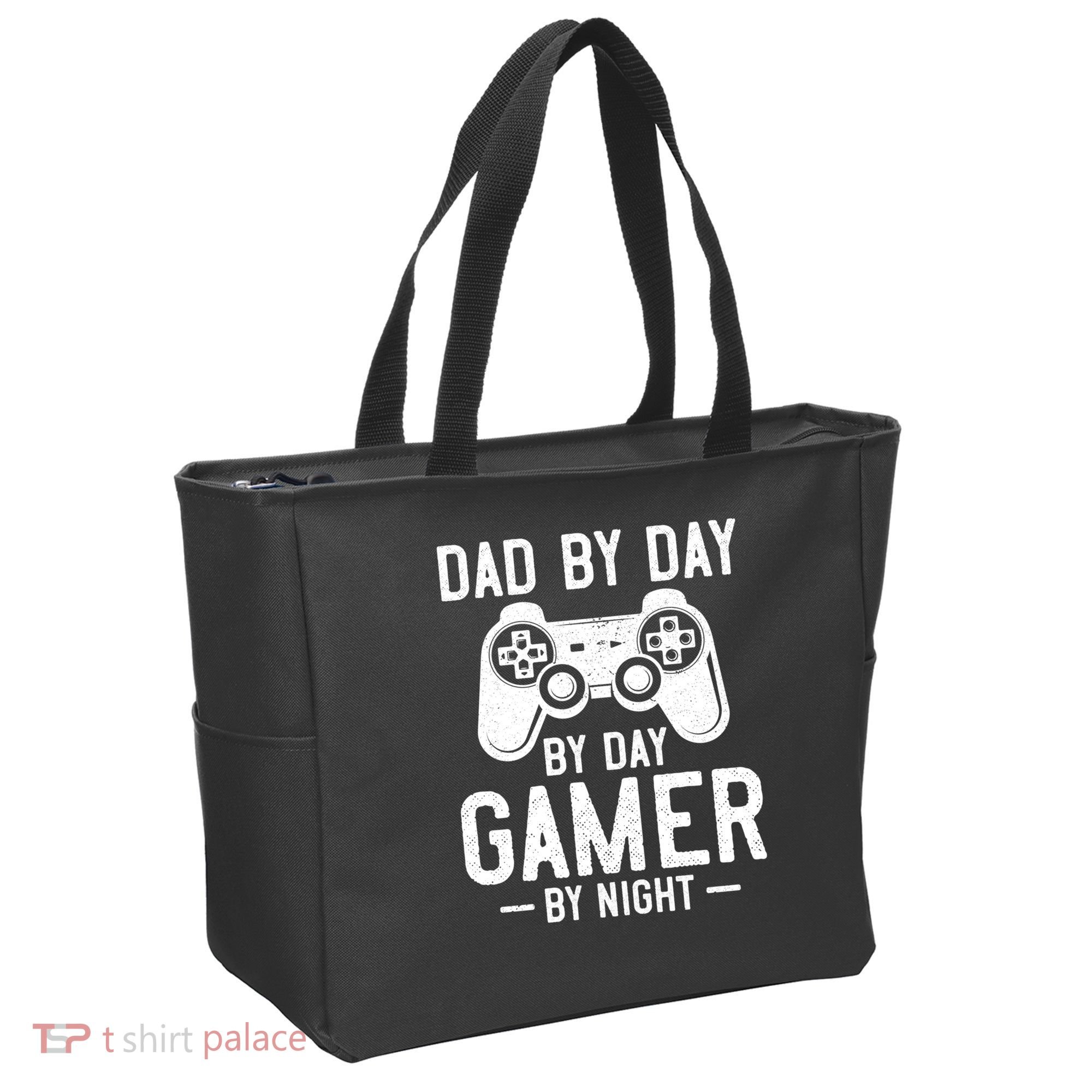 Dad By Day By Day Gamer By Night Gift Tote Bag
