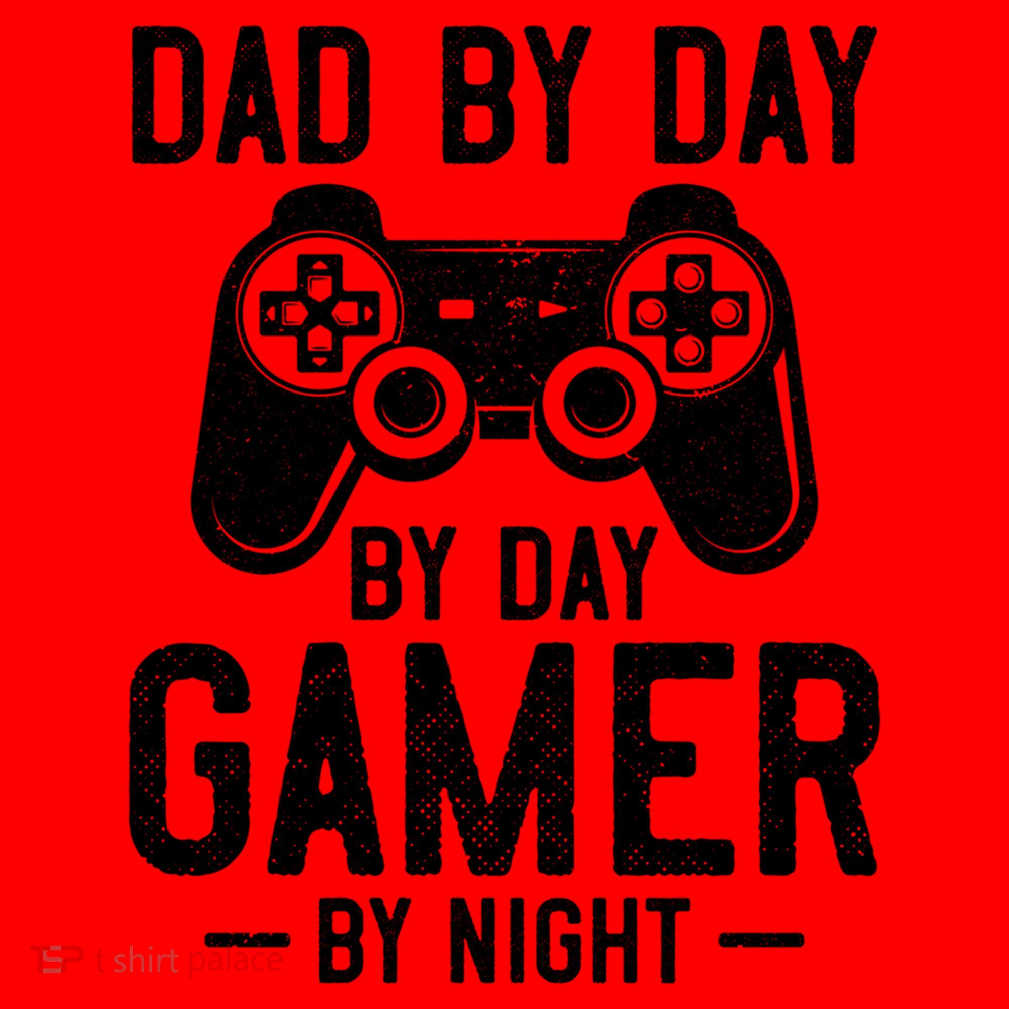 Dad By Day By Day Gamer By Night Gift Santa Hat