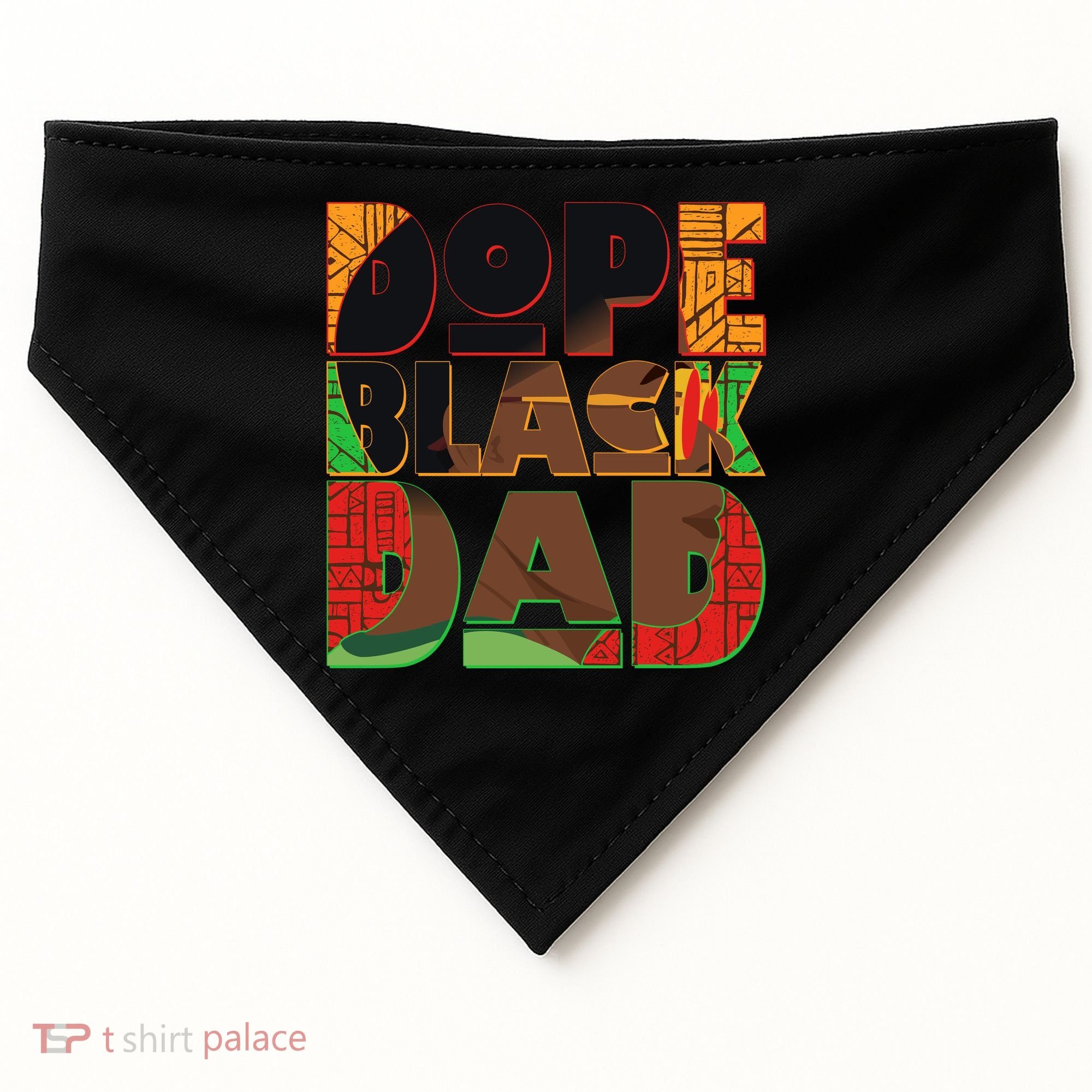 Dope Black Dad USA-Made Doggie Bandana
