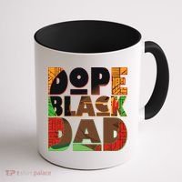 Dope Black Dad Coffee Mug thumb 1