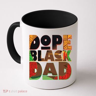 Dope Black Dad Coffee Mug