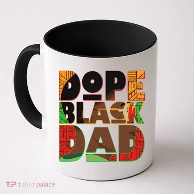 Dope Black Dad Coffee Mug