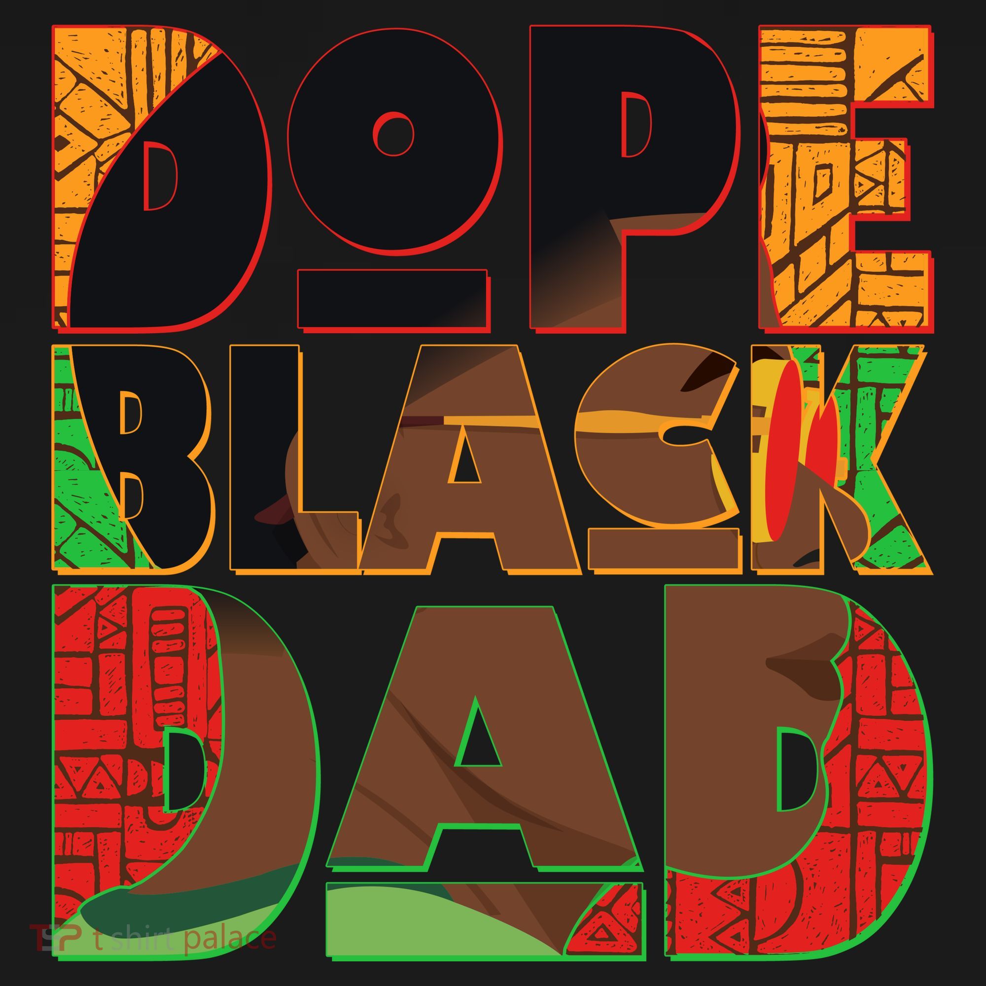 Dope Black Dad Polo