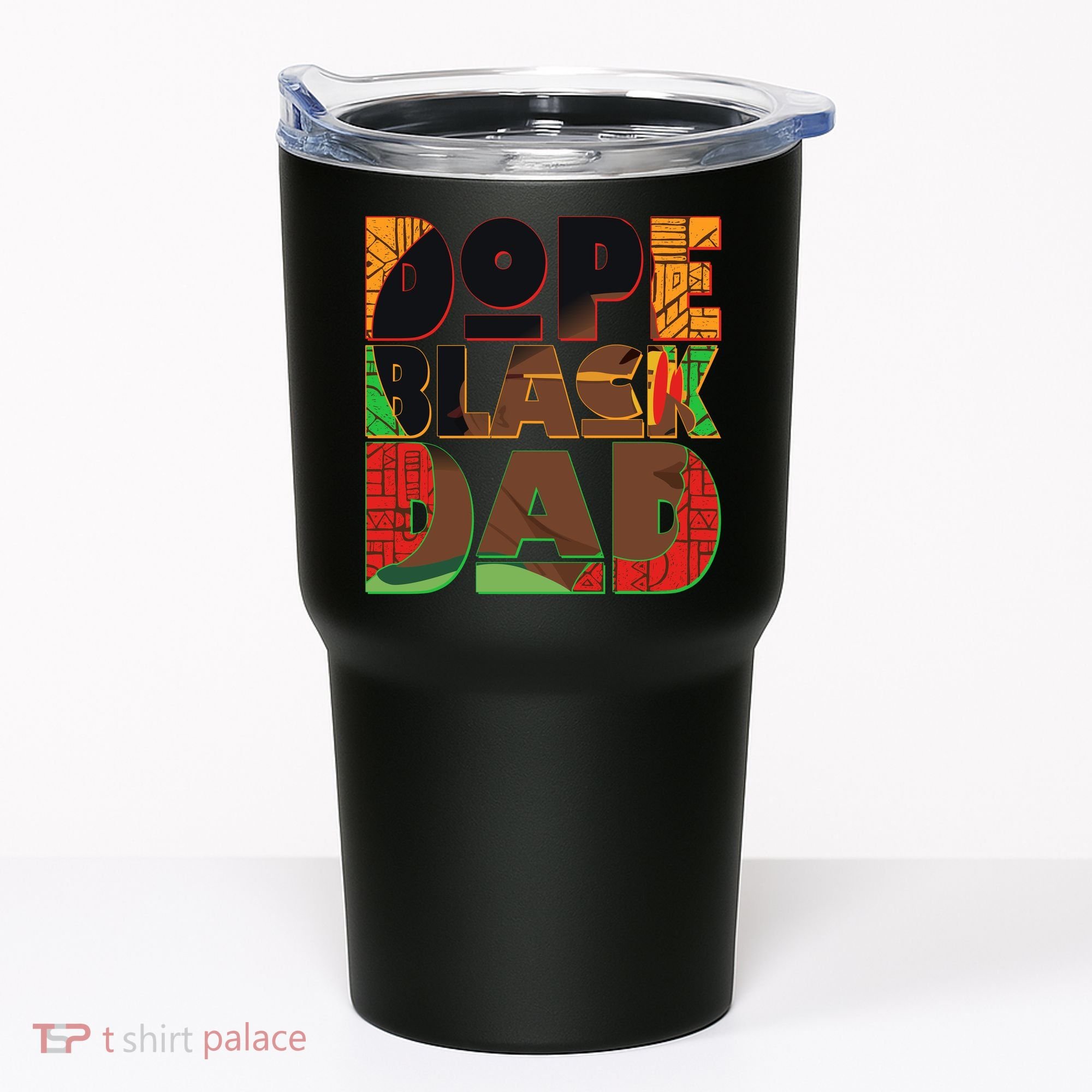 Dope Black Dad Tumbler