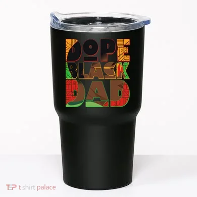 Dope Black Dad Tumbler
