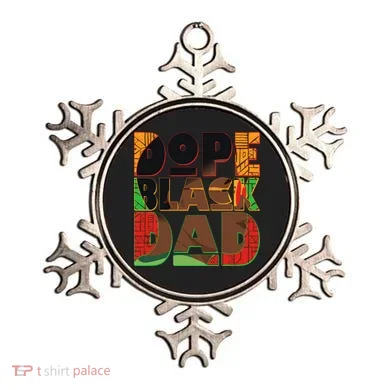 Dope Black Dad Ornament