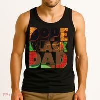 Dope Black Dad Tank Top thumb 3
