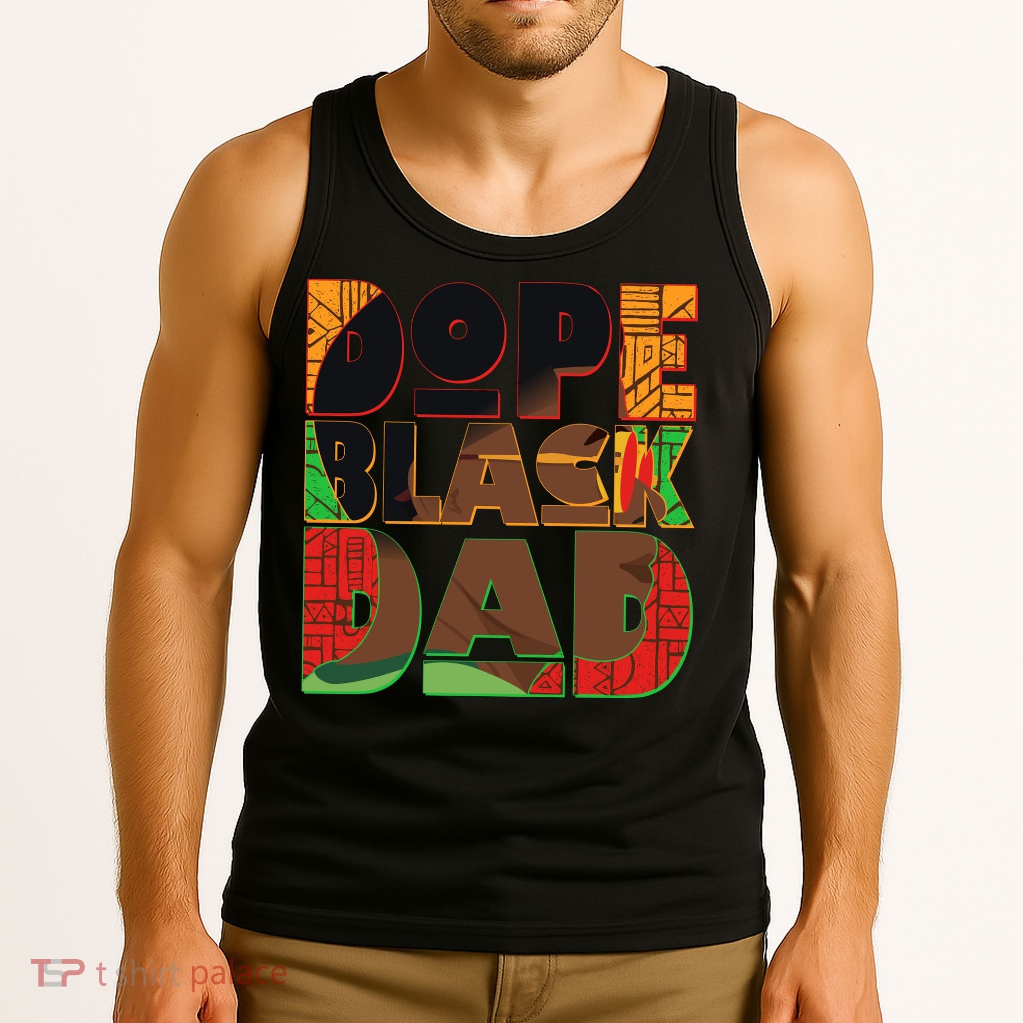 Dope Black Dad Tank Top
