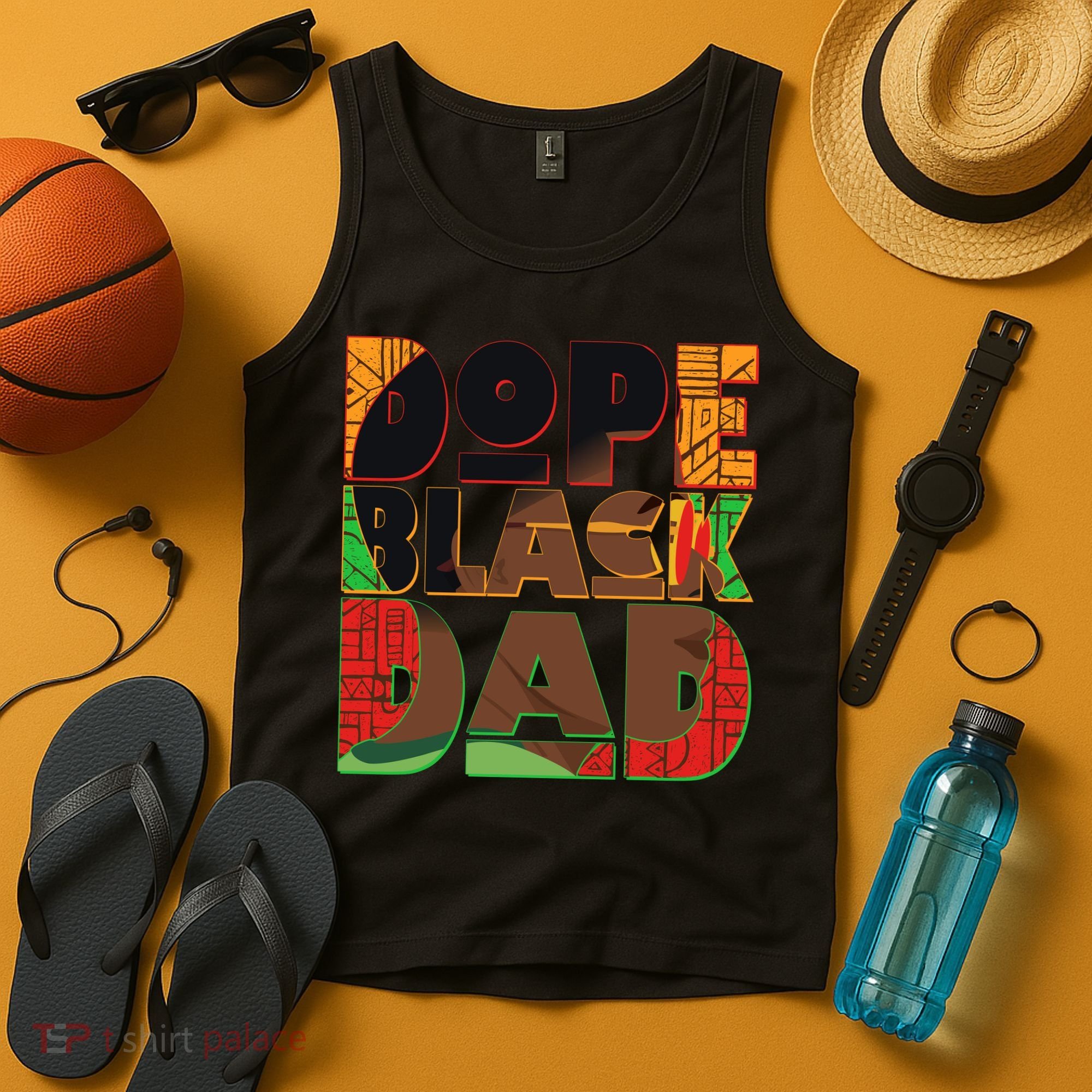 Dope Black Dad Tank Top