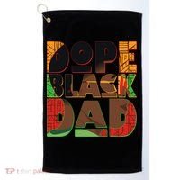 Dope Black Dad Golf Towel thumb 0