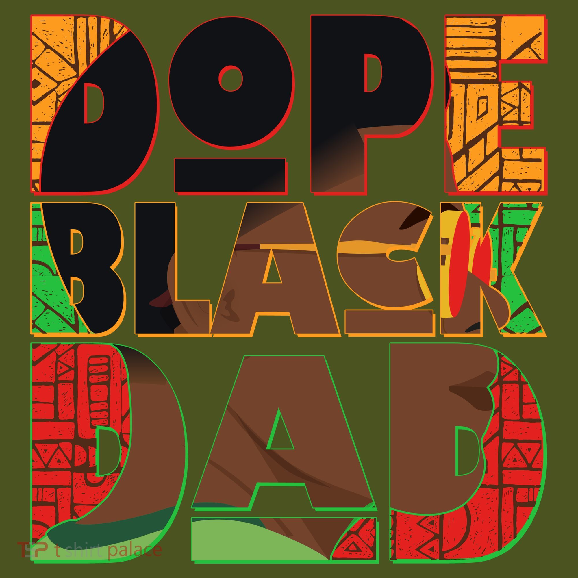 Dope Black Dad Long Sleeve Shirt