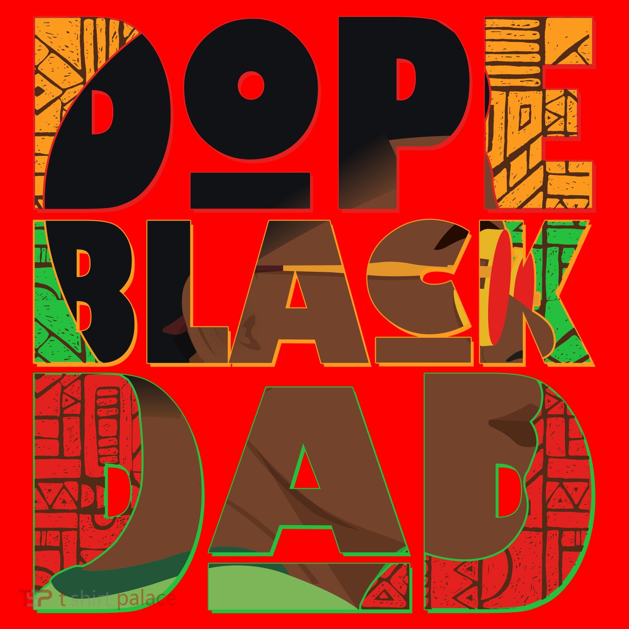 Dope Black Dad Santa Hat