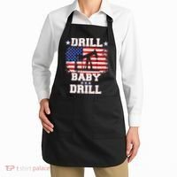 Drill Baby Drill American Flag Oilrig Oilfield Apron thumb 2
