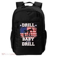 Drill Baby Drill American Flag Oilrig Oilfield Backpack thumb 0