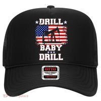Drill Baby Drill American Flag Oilrig Oilfield Hat thumb 0