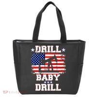 Drill Baby Drill American Flag Oilrig Oilfield Tote Bag thumb 0